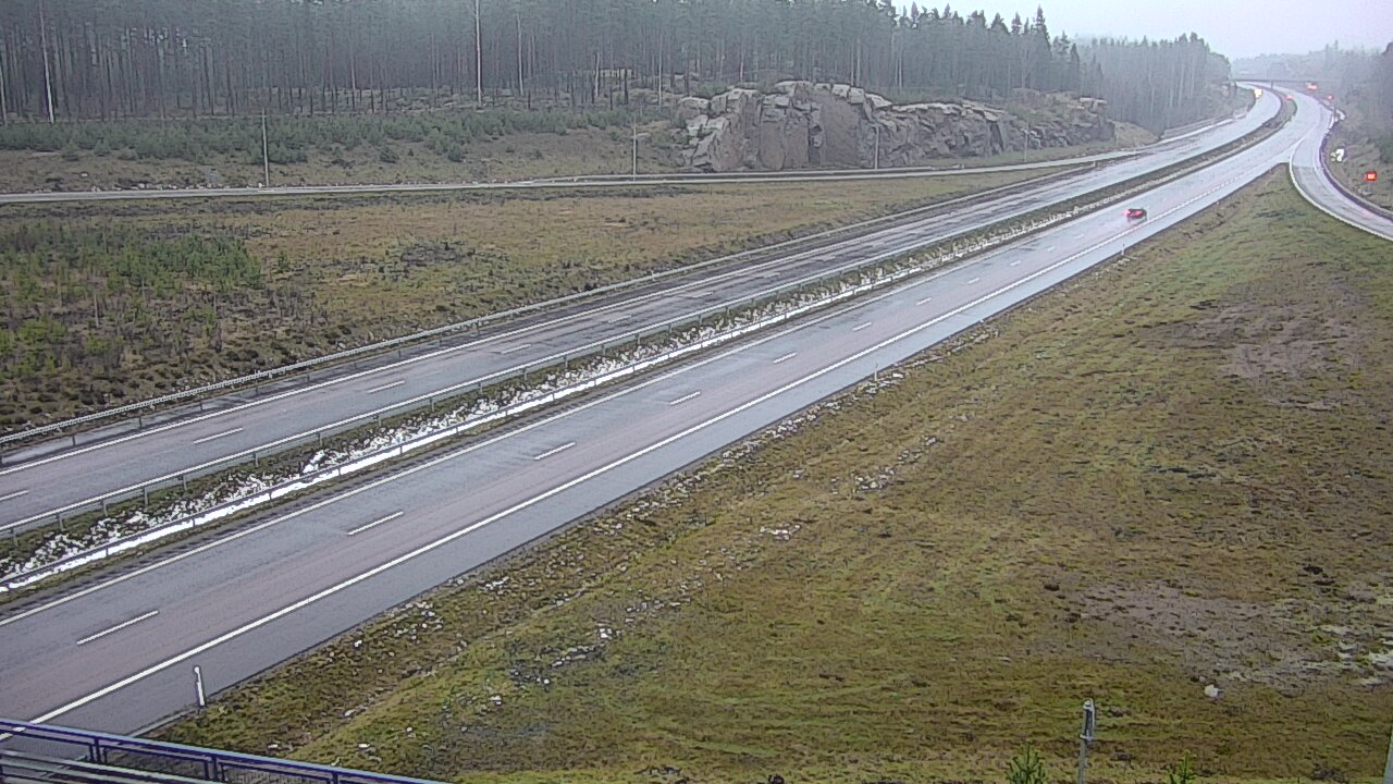 Weather Camera Image Väg 7 Vederlax, Kattilainen, Virolahti, Kymenlaakso
