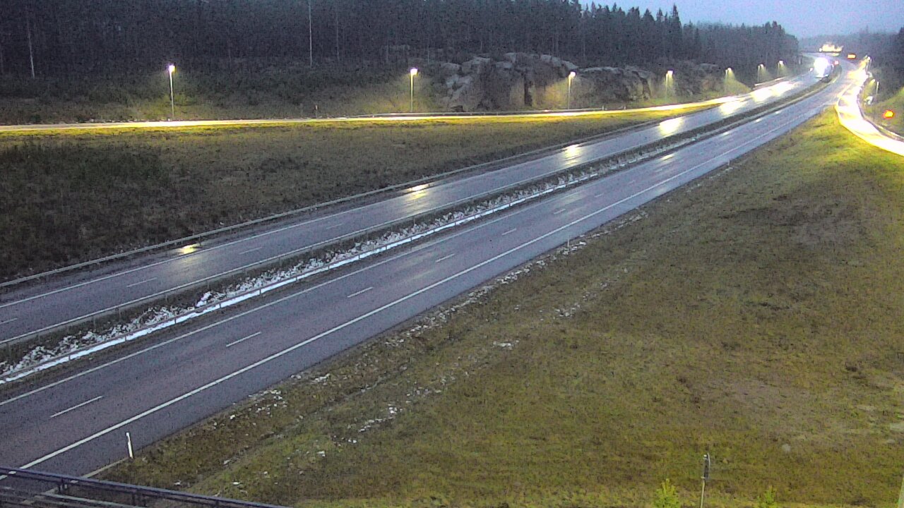 Weather Camera Image Väg 7 Vederlax, Kattilainen, Virolahti, Kymenlaakso