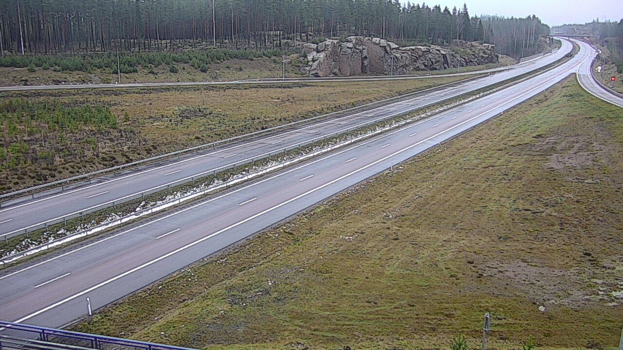 Weather Camera Image Väg 7 Vederlax, Kattilainen, Virolahti, Kymenlaakso