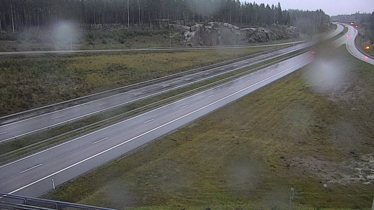 Weather Camera Image Väg 7 Vederlax, Kattilainen, Virolahti, Kymenlaakso
