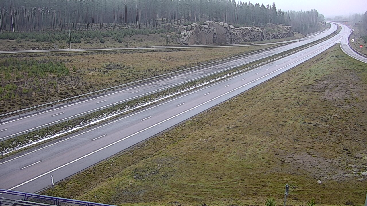 Weather Camera Image Väg 7 Vederlax, Kattilainen, Virolahti, Kymenlaakso