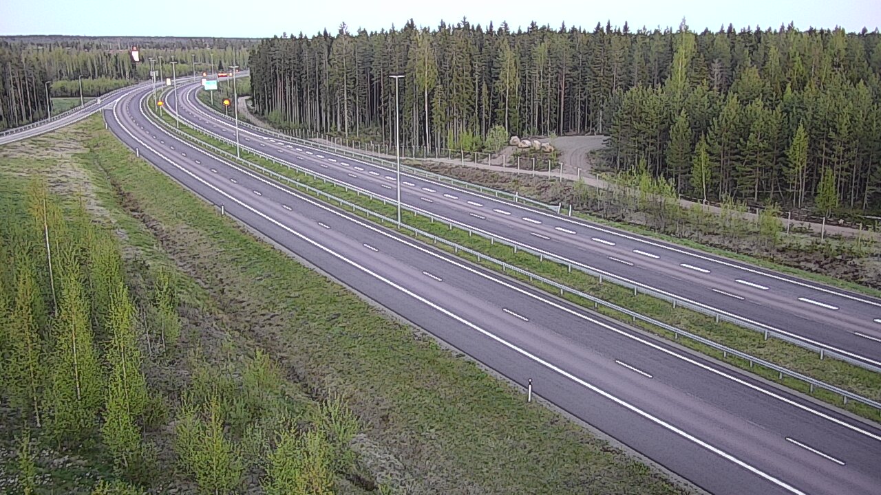Weather Camera Image Road 7 Virolahti, Vaalimaa, Lappeenrannantie, Virolahti, Kymenlaakso