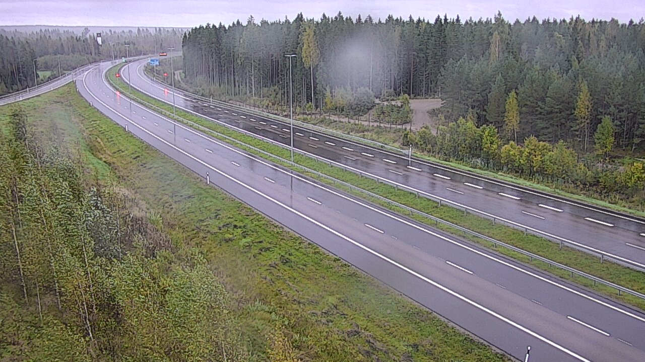 Weather Camera Image Road 7 Virolahti, Vaalimaa, Lappeenrannantie, Virolahti, Kymenlaakso