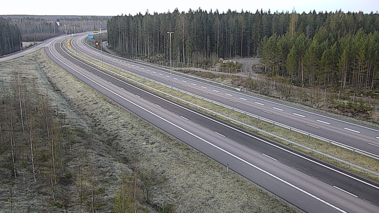 Weather Camera Image Väg 7 Vederlax, Vaalimaa, Lappeenrannantie, Virolahti, Kymenlaakso