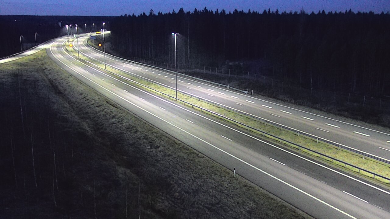 Weather Camera Image Väg 7 Vederlax, Vaalimaa, Lappeenrannantie, Virolahti, Kymenlaakso