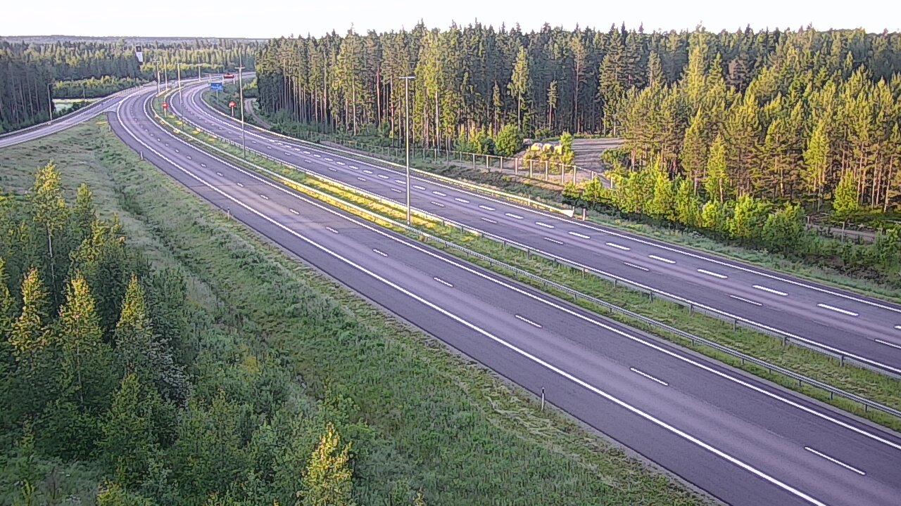 Weather Camera Image Väg 7 Vederlax, Vaalimaa, Lappeenrannantie, Virolahti, Kymenlaakso