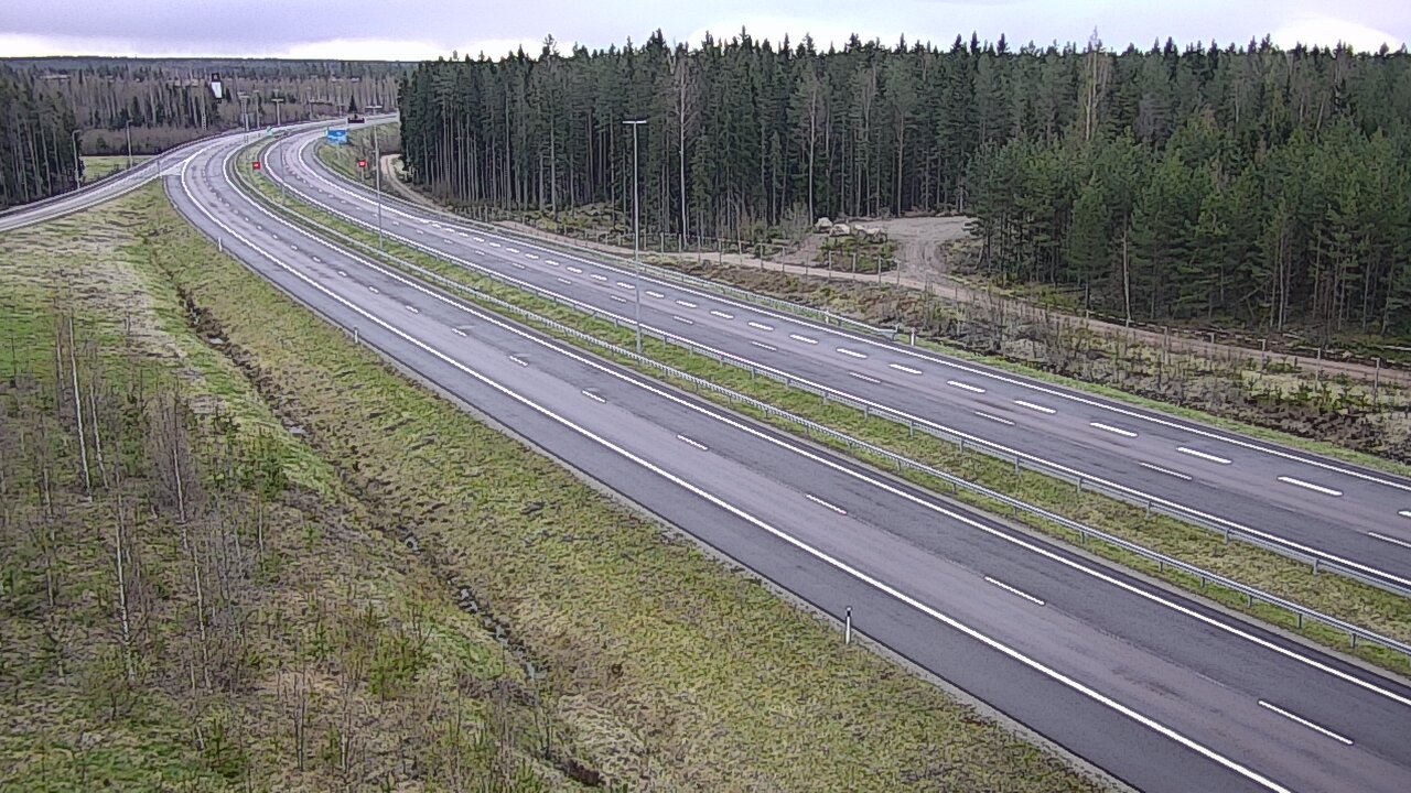 Weather Camera Image Väg 7 Vederlax, Vaalimaa, Lappeenrannantie, Virolahti, Kymenlaakso