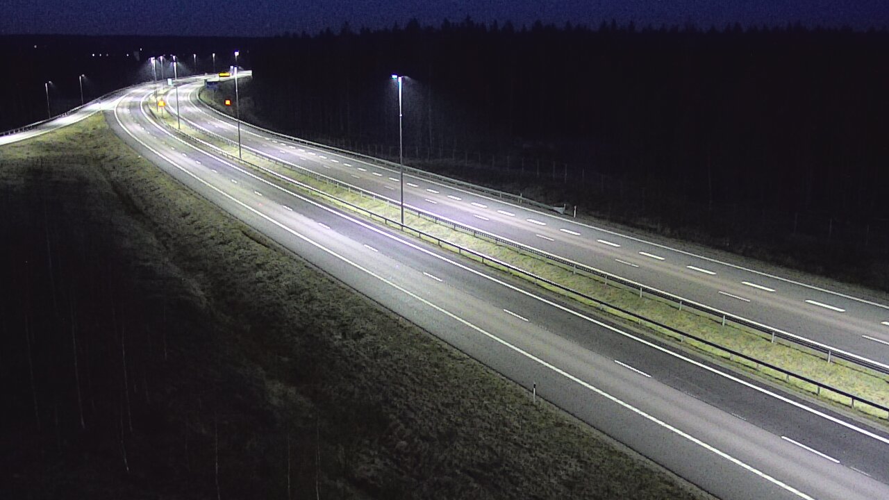 Weather Camera Image Väg 7 Vederlax, Vaalimaa, Lappeenrannantie, Virolahti, Kymenlaakso