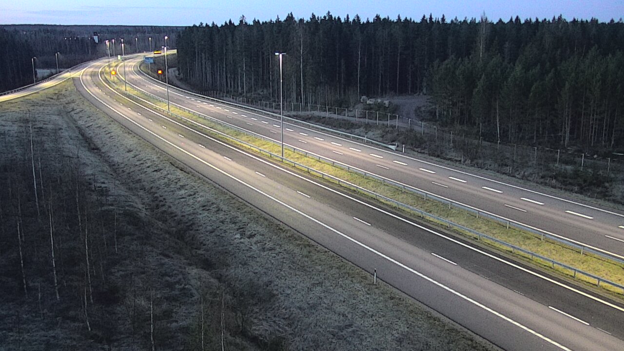 Weather Camera Image Väg 7 Vederlax, Vaalimaa, Lappeenrannantie, Virolahti, Kymenlaakso