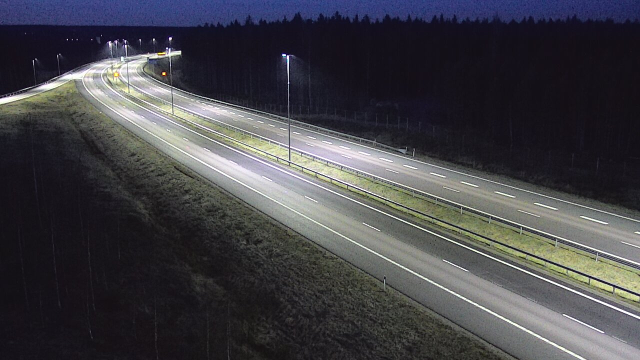 Weather Camera Image Väg 7 Vederlax, Vaalimaa, Lappeenrannantie, Virolahti, Kymenlaakso