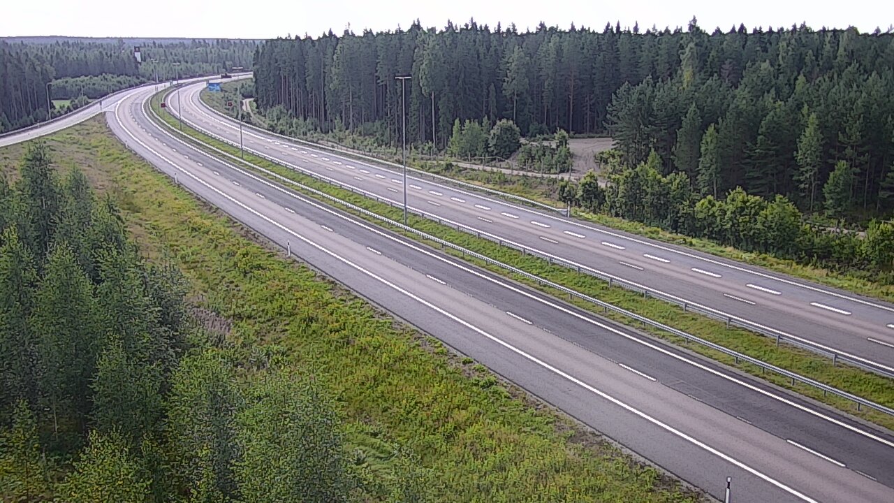 Weather Camera Image Road 7 Virolahti, Vaalimaa, Lappeenrannantie, Virolahti, Kymenlaakso