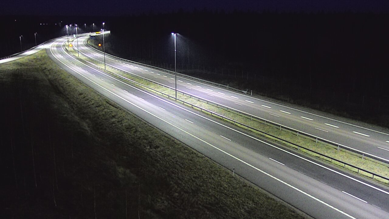 Weather Camera Image Väg 7 Vederlax, Vaalimaa, Lappeenrannantie, Virolahti, Kymenlaakso