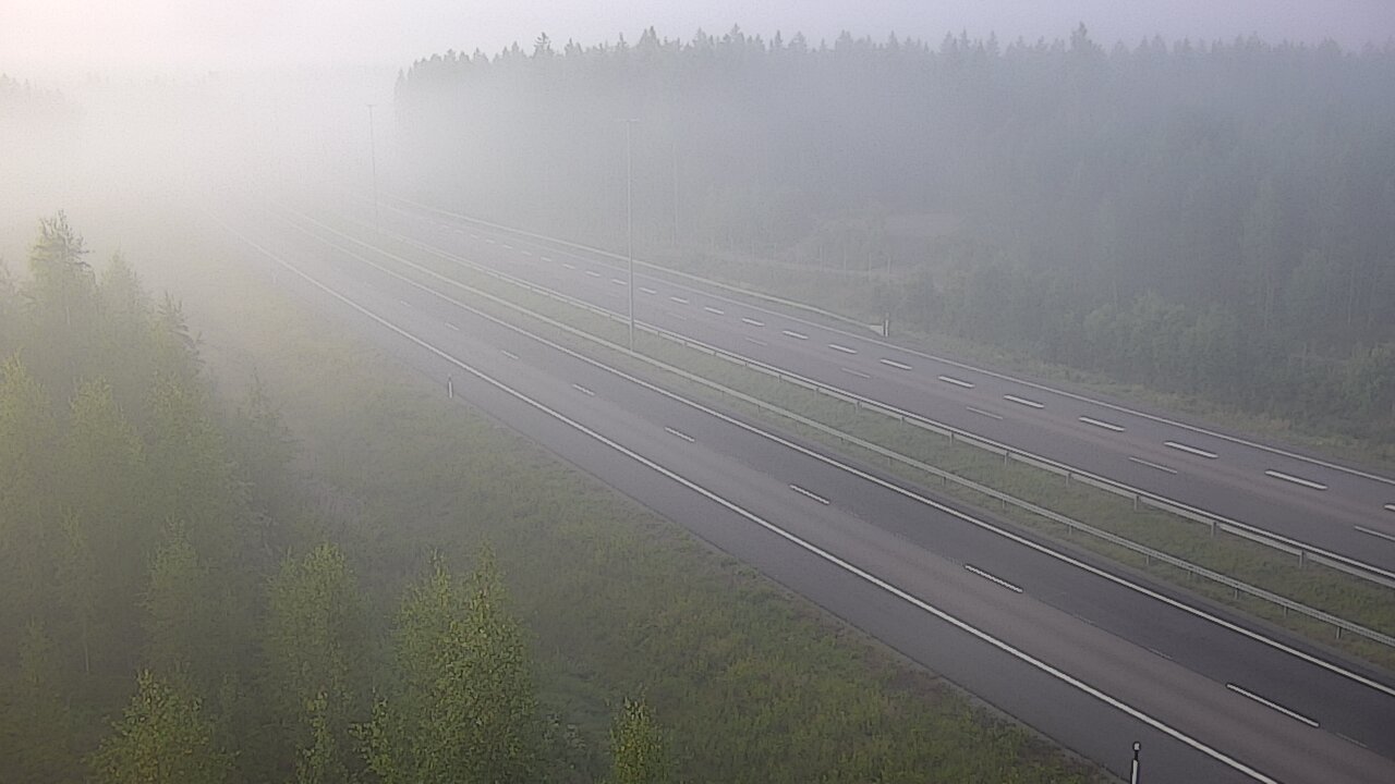 Weather Camera Image Road 7 Virolahti, Vaalimaa, Lappeenrannantie, Virolahti, Kymenlaakso