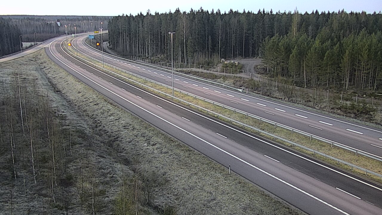 Weather Camera Image Väg 7 Vederlax, Vaalimaa, Lappeenrannantie, Virolahti, Kymenlaakso