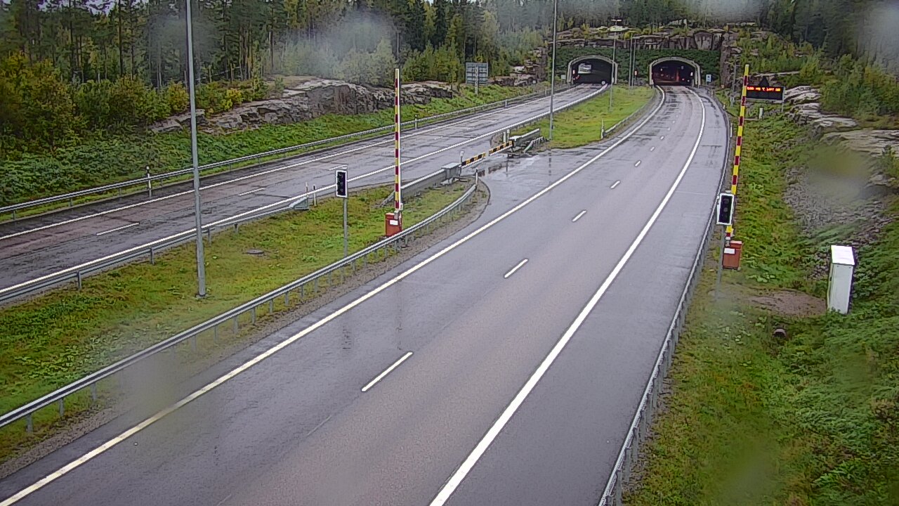 Kelikamerat Kuva Tie 7 Virolahti, Vaalimaan tunneli, puomi itä, Virolahti, Kymenlaakso