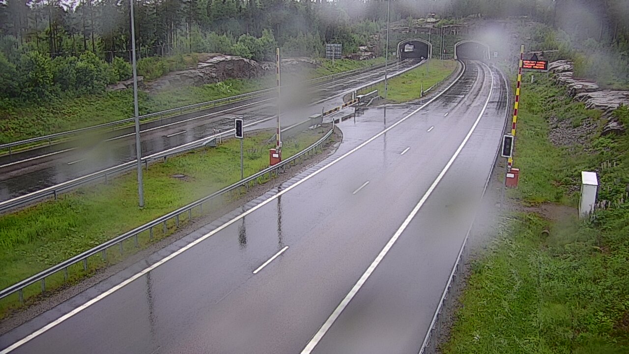 Kelikamerat Kuva Tie 7 Virolahti, Vaalimaan tunneli, puomi itä, Virolahti, Kymenlaakso