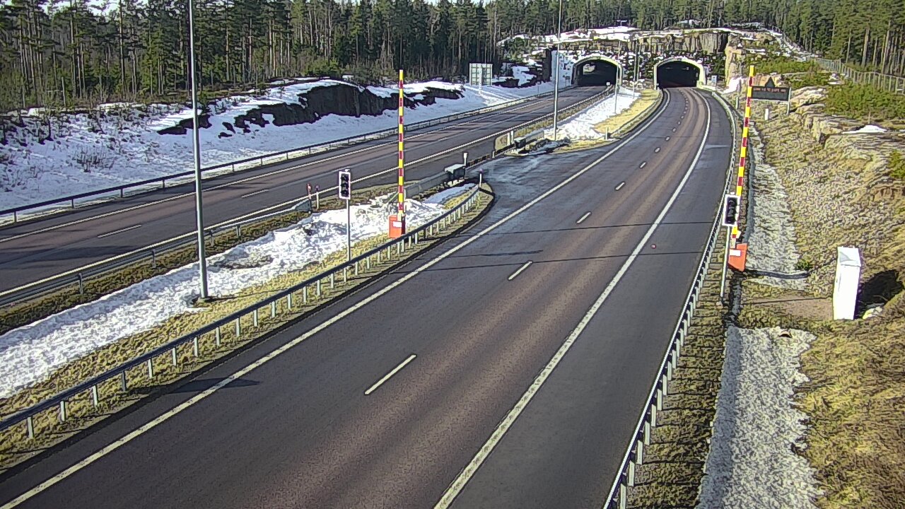 Kelikamerat Kuva Tie 7 Virolahti, Vaalimaan tunneli, puomi itä, Virolahti, Kymenlaakso