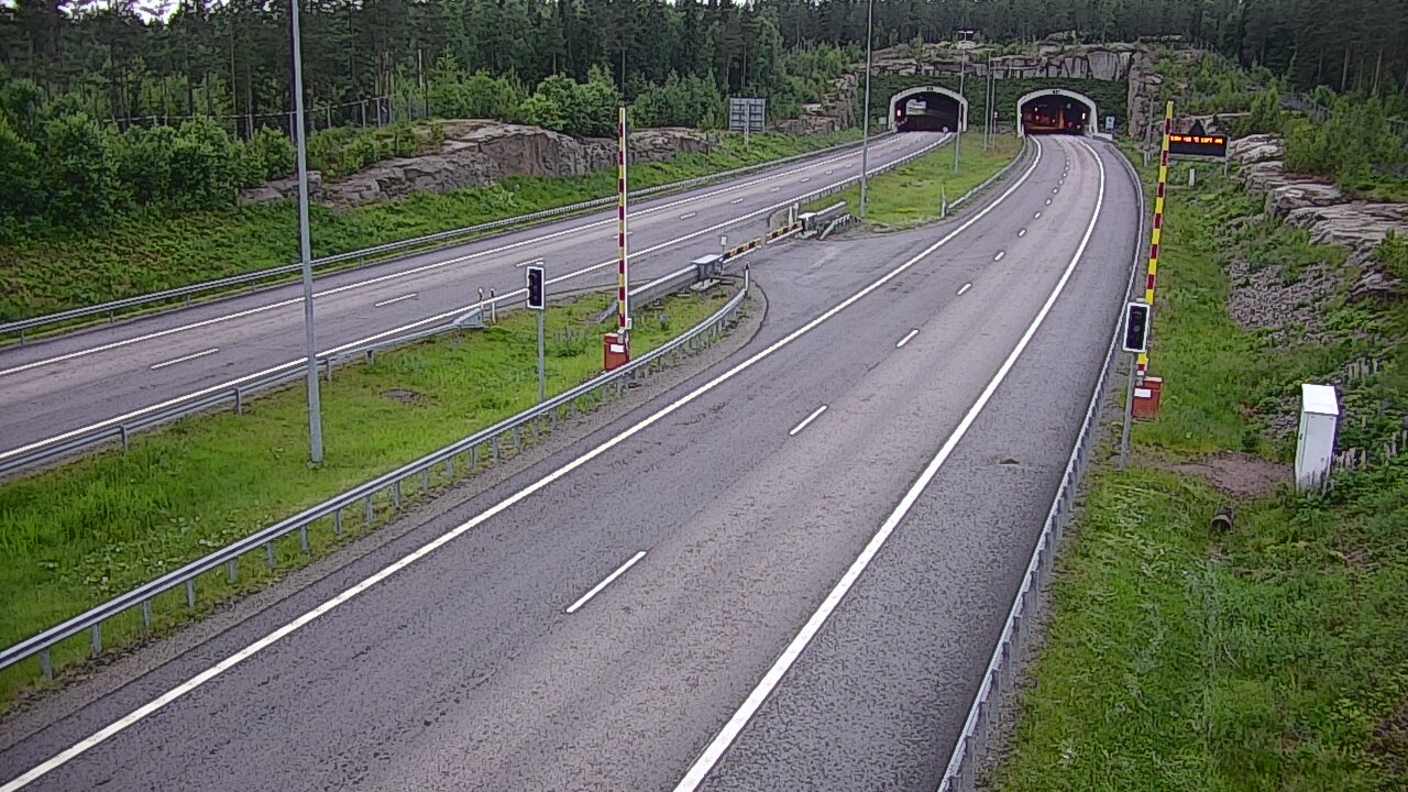 Kelikamerat Kuva Tie 7 Virolahti, Vaalimaan tunneli, puomi itä, Virolahti, Kymenlaakso