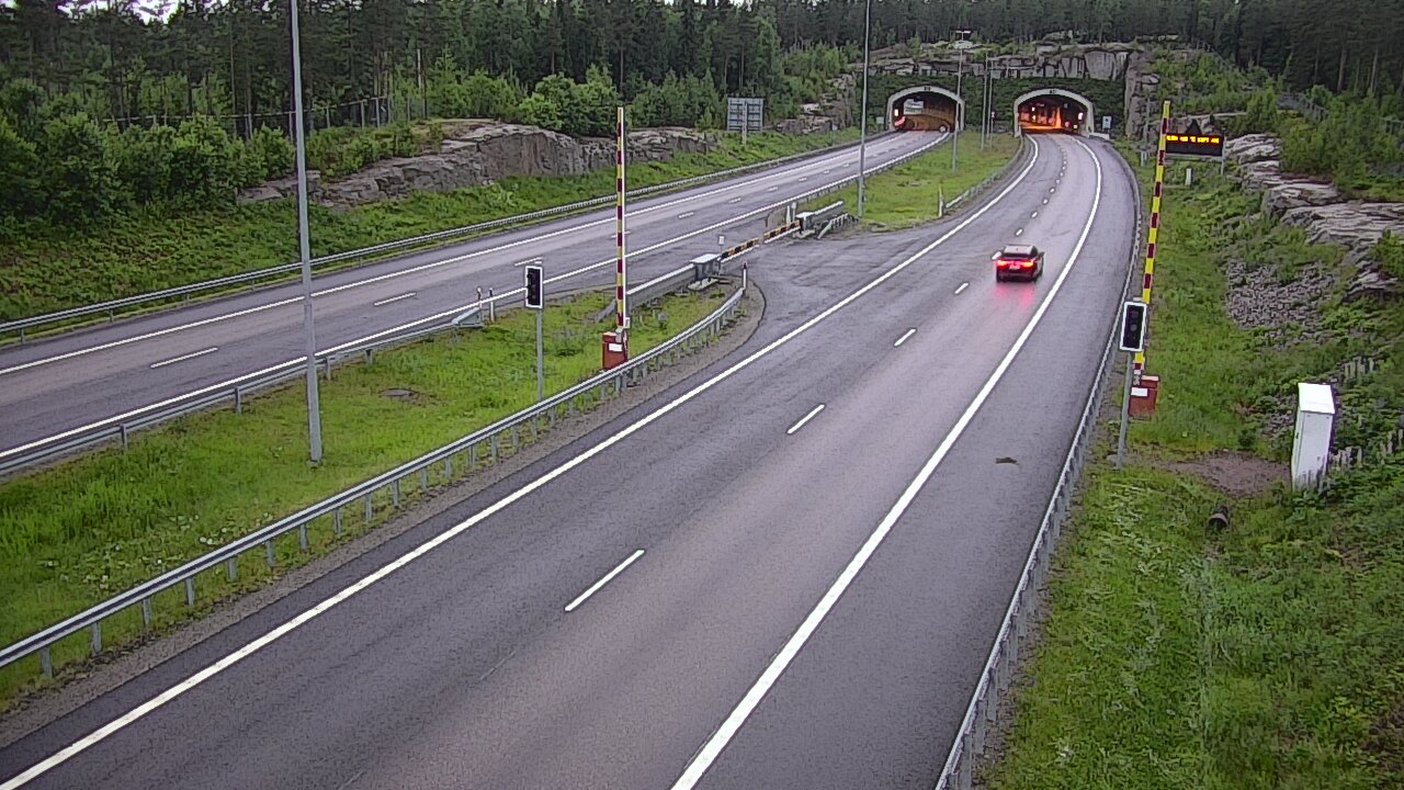 Kelikamerat Kuva Tie 7 Virolahti, Vaalimaan tunneli, puomi itä, Virolahti, Kymenlaakso