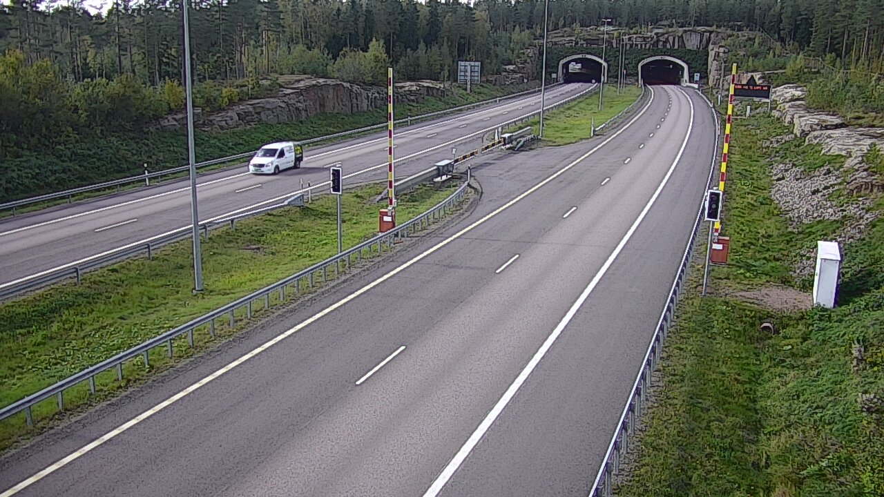 Kelikamerat Kuva Tie 7 Virolahti, Vaalimaan tunneli, puomi itä, Virolahti, Kymenlaakso