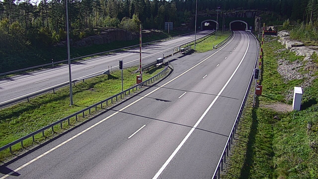 Kelikamerat Kuva Tie 7 Virolahti, Vaalimaan tunneli, puomi itä, Virolahti, Kymenlaakso