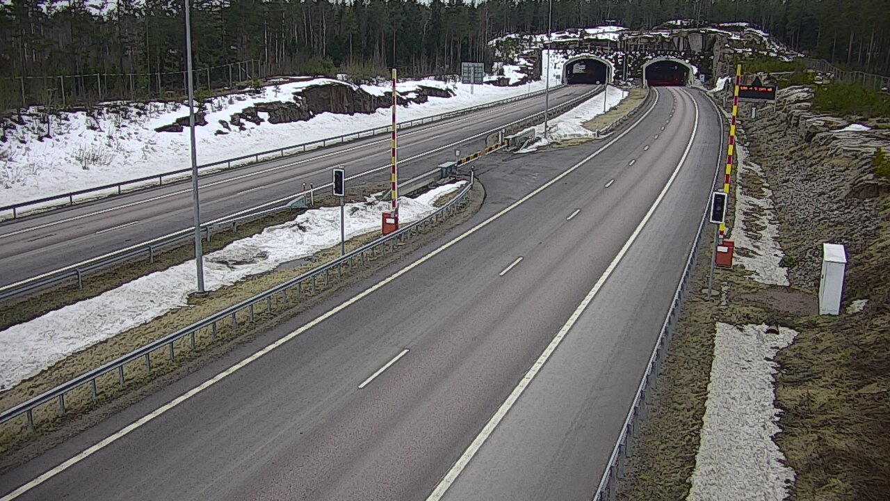 Kelikamerat Kuva Tie 7 Virolahti, Vaalimaan tunneli, puomi itä, Virolahti, Kymenlaakso