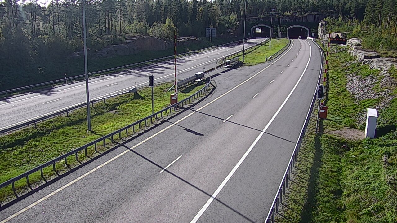 Kelikamerat Kuva Tie 7 Virolahti, Vaalimaan tunneli, puomi itä, Virolahti, Kymenlaakso
