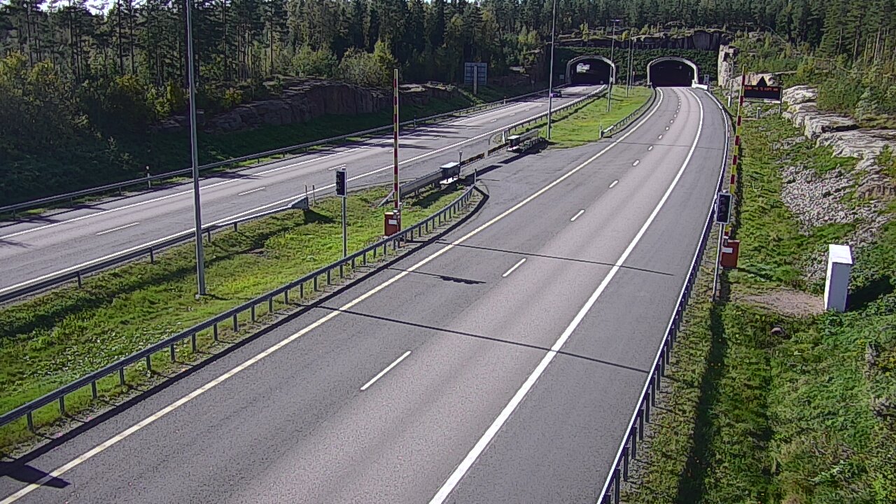 Kelikamerat Kuva Tie 7 Virolahti, Vaalimaan tunneli, puomi itä, Virolahti, Kymenlaakso
