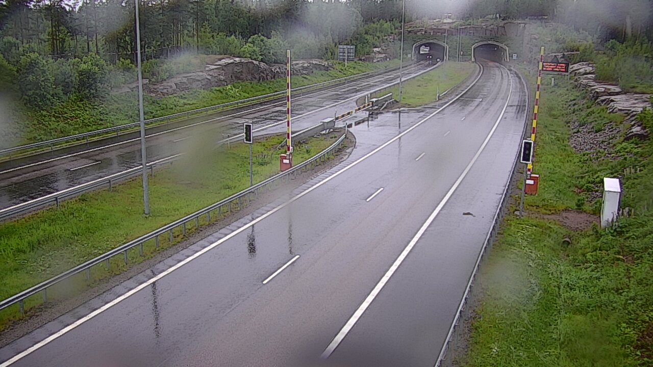 Kelikamerat Kuva Tie 7 Virolahti, Vaalimaan tunneli, puomi itä, Virolahti, Kymenlaakso