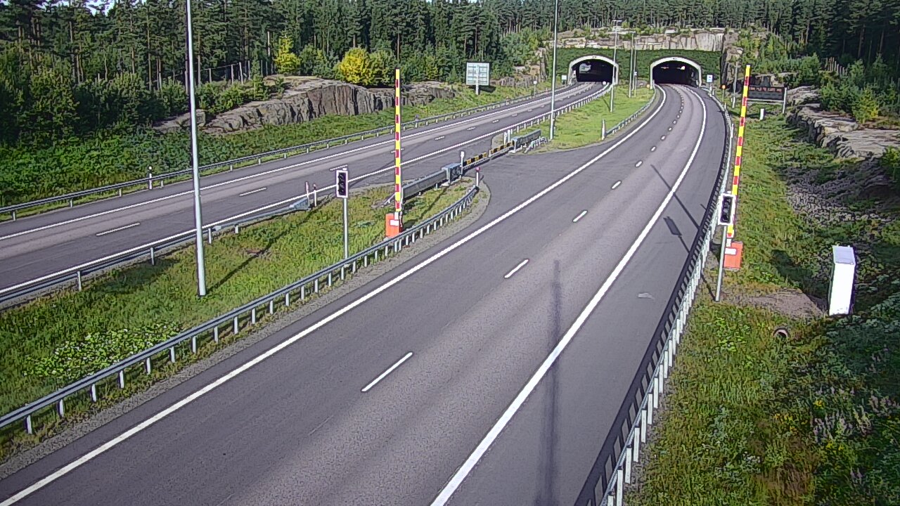 Kelikamerat Kuva Tie 7 Virolahti, Vaalimaan tunneli, puomi itä, Virolahti, Kymenlaakso
