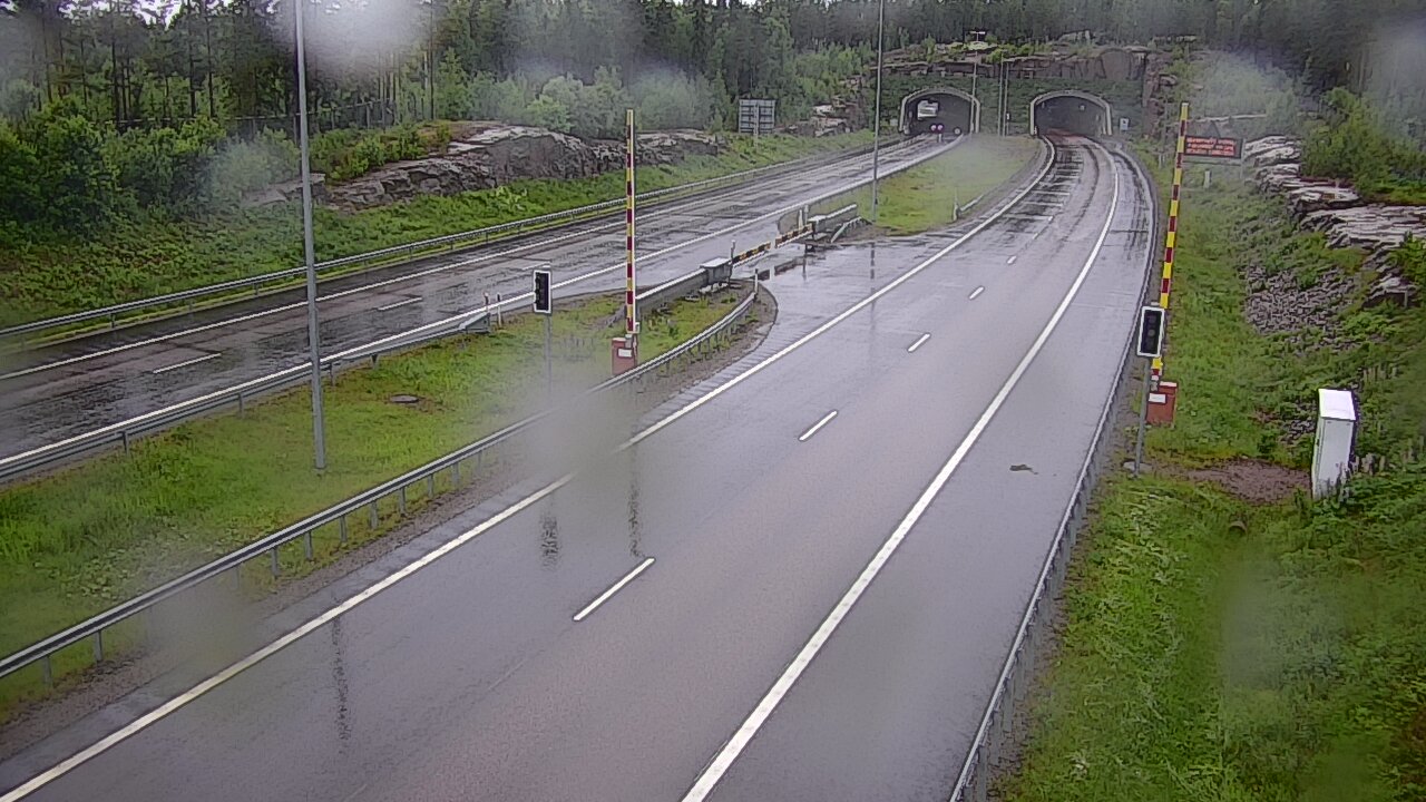 Kelikamerat Kuva Tie 7 Virolahti, Vaalimaan tunneli, puomi itä, Virolahti, Kymenlaakso