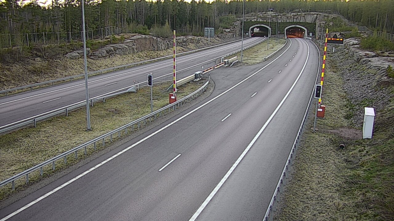 Kelikamerat Kuva Tie 7 Virolahti, Vaalimaan tunneli, puomi itä, Virolahti, Kymenlaakso