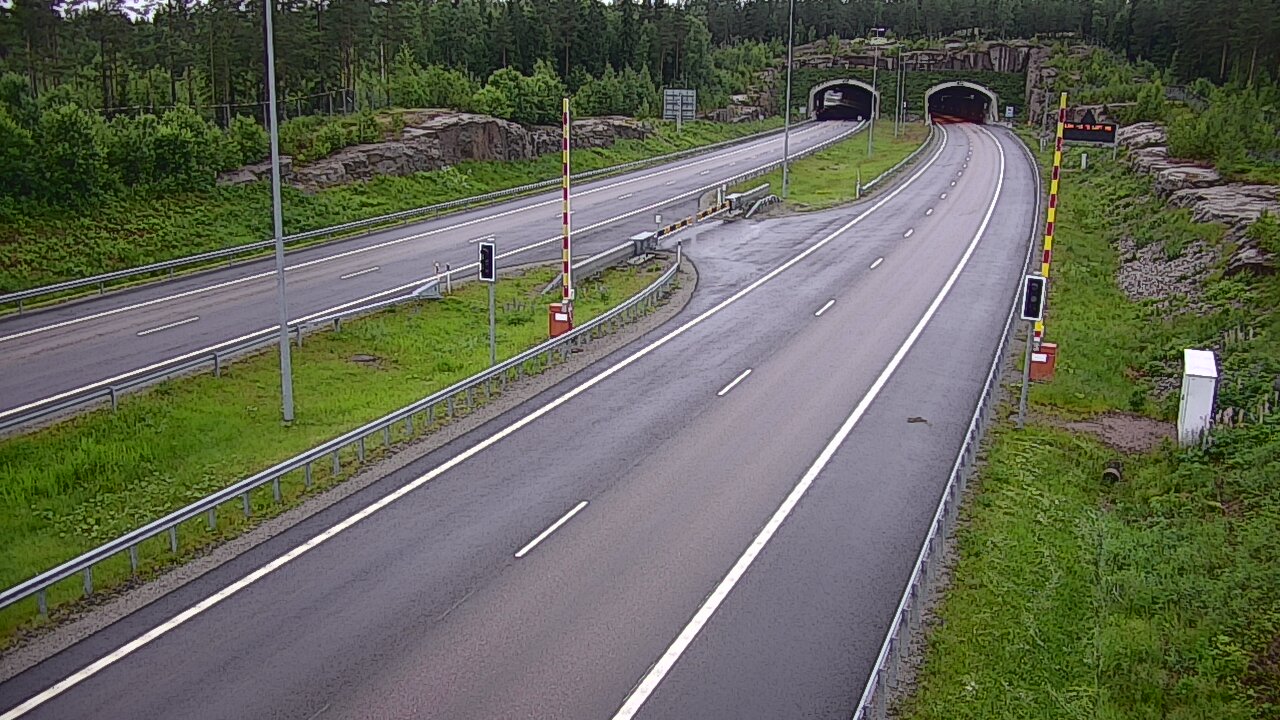 Kelikamerat Kuva Tie 7 Virolahti, Vaalimaan tunneli, puomi itä, Virolahti, Kymenlaakso