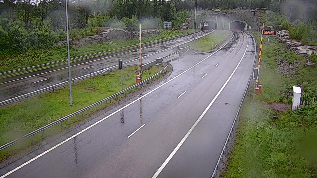 Kelikamerat Kuva Tie 7 Virolahti, Vaalimaan tunneli, puomi itä, Virolahti, Kymenlaakso