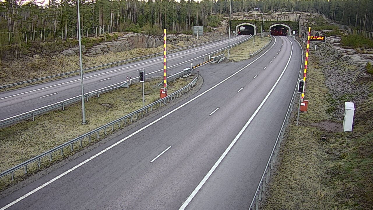 Kelikamerat Kuva Tie 7 Virolahti, Vaalimaan tunneli, puomi itä, Virolahti, Kymenlaakso