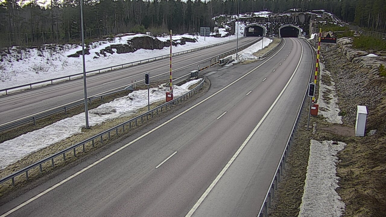 Kelikamerat Kuva Tie 7 Virolahti, Vaalimaan tunneli, puomi itä, Virolahti, Kymenlaakso