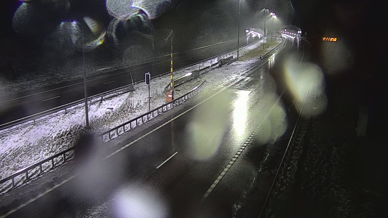 Weather Camera Image Väg 7 Vederlax, Vaalimaan tunneli, bom öst, Virolahti, Kymenlaakso