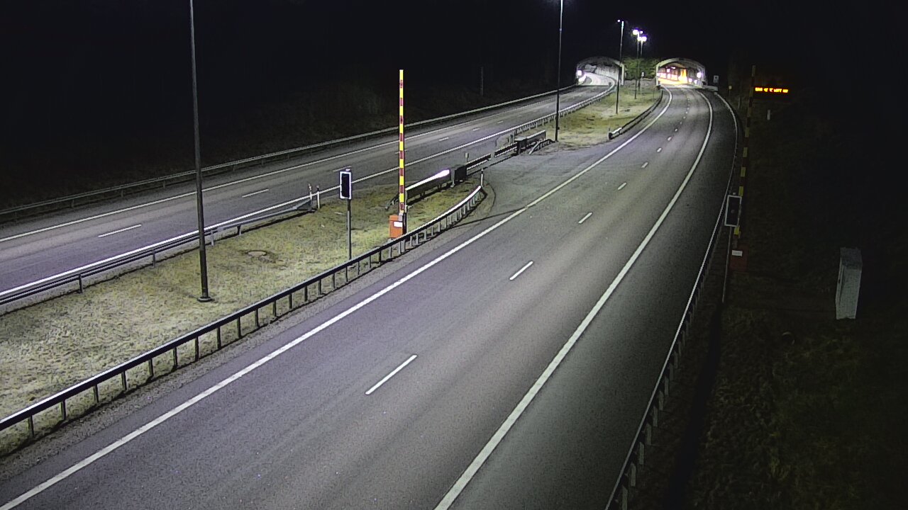 Weather Camera Image Väg 7 Vederlax, Vaalimaan tunneli, bom öst, Virolahti, Kymenlaakso