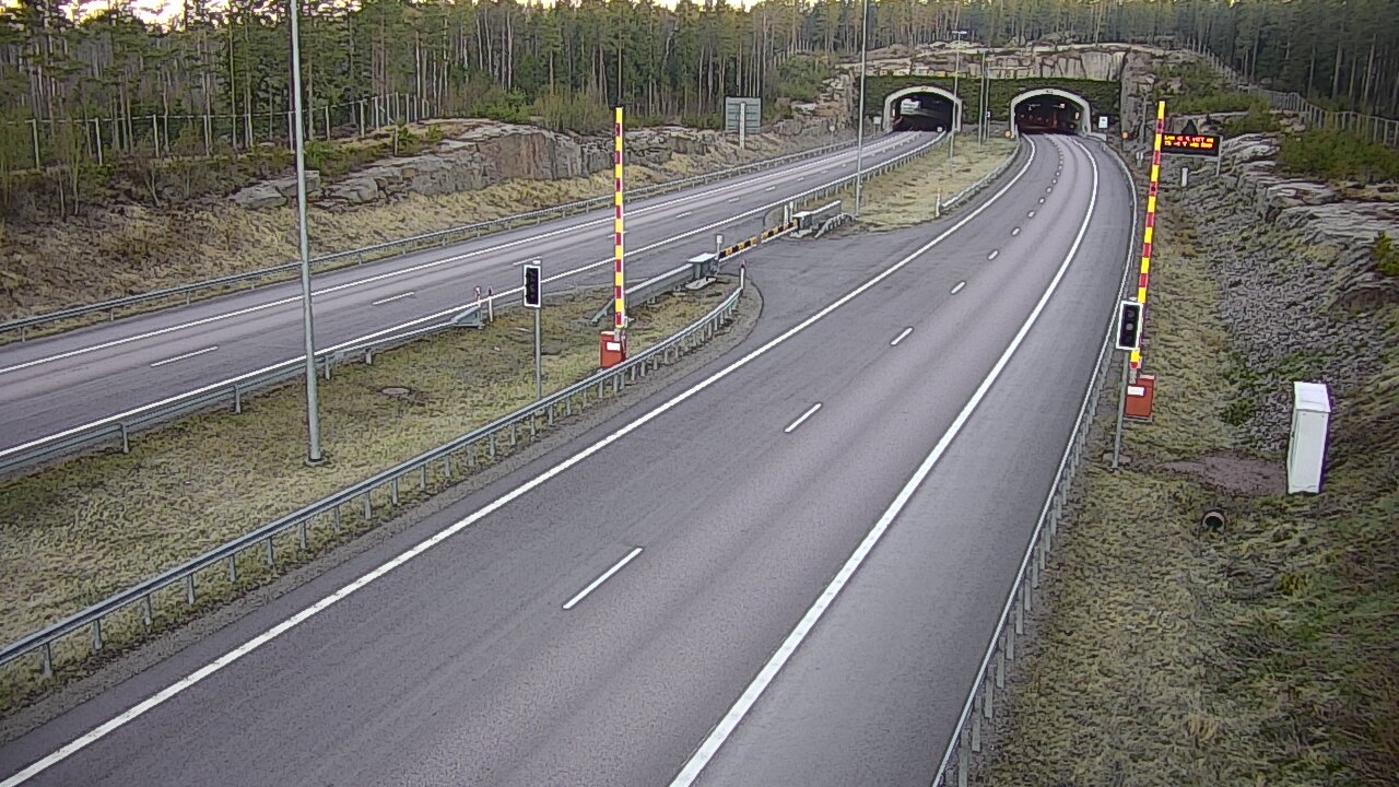Kelikamerat Kuva Tie 7 Virolahti, Vaalimaan tunneli, puomi itä, Virolahti, Kymenlaakso