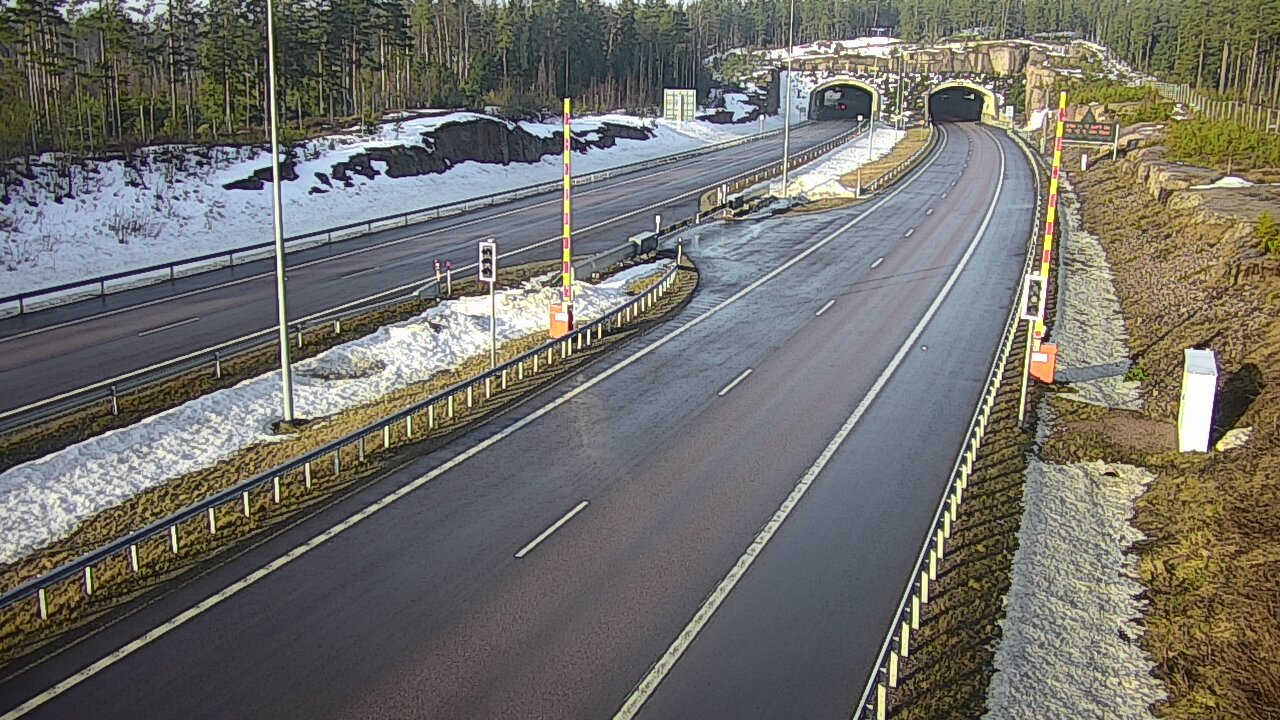 Kelikamerat Kuva Tie 7 Virolahti, Vaalimaan tunneli, puomi itä, Virolahti, Kymenlaakso