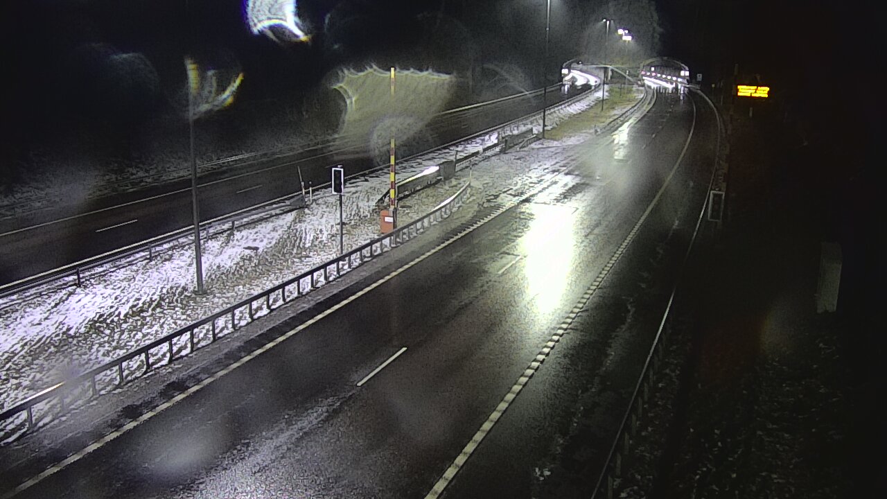 Weather Camera Image Väg 7 Vederlax, Vaalimaan tunneli, bom öst, Virolahti, Kymenlaakso