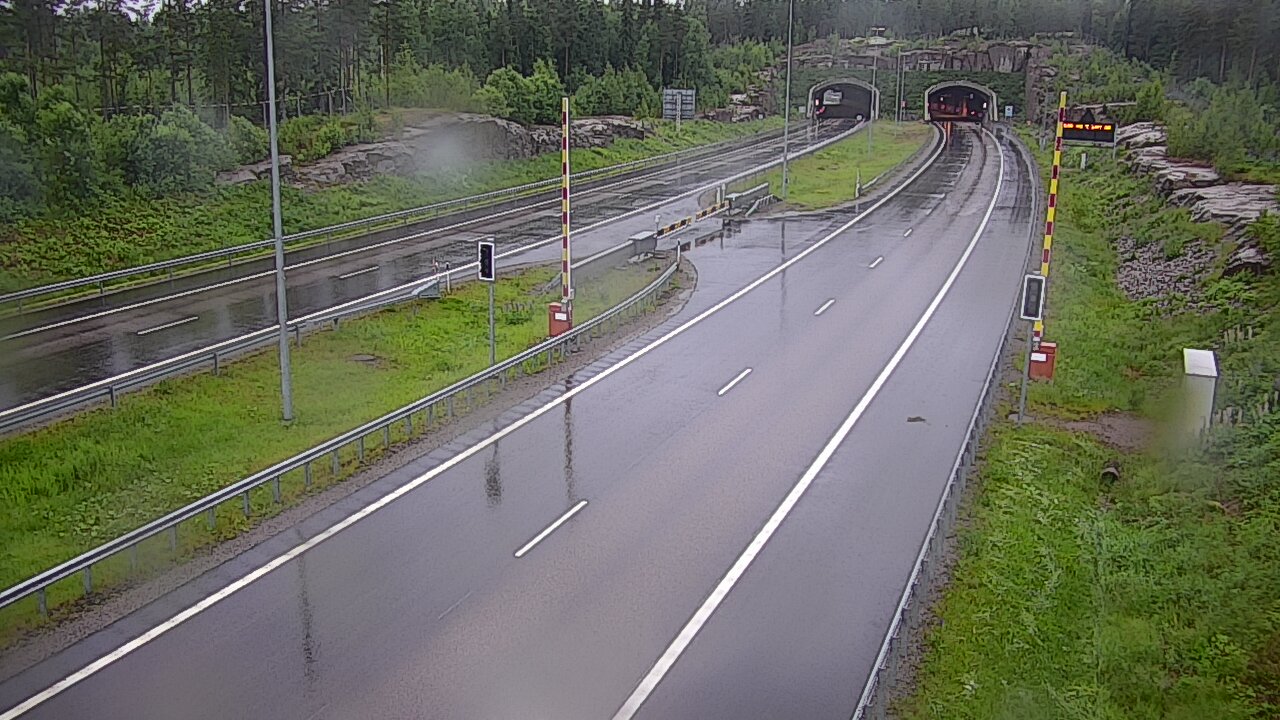 Kelikamerat Kuva Tie 7 Virolahti, Vaalimaan tunneli, puomi itä, Virolahti, Kymenlaakso
