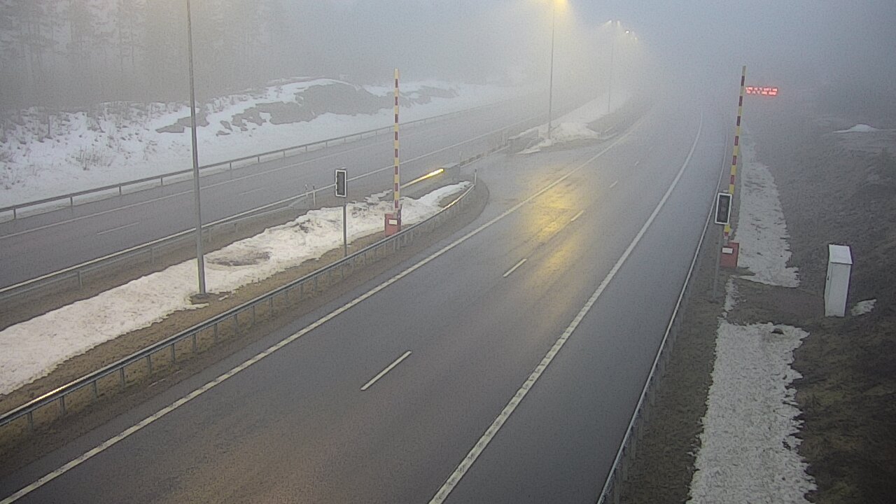 Kelikamerat Kuva Tie 7 Virolahti, Vaalimaan tunneli, puomi itä, Virolahti, Kymenlaakso