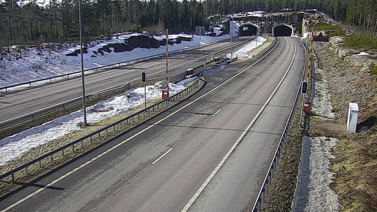 Kelikamerat Kuva Tie 7 Virolahti, Vaalimaan tunneli, puomi itä, Virolahti, Kymenlaakso