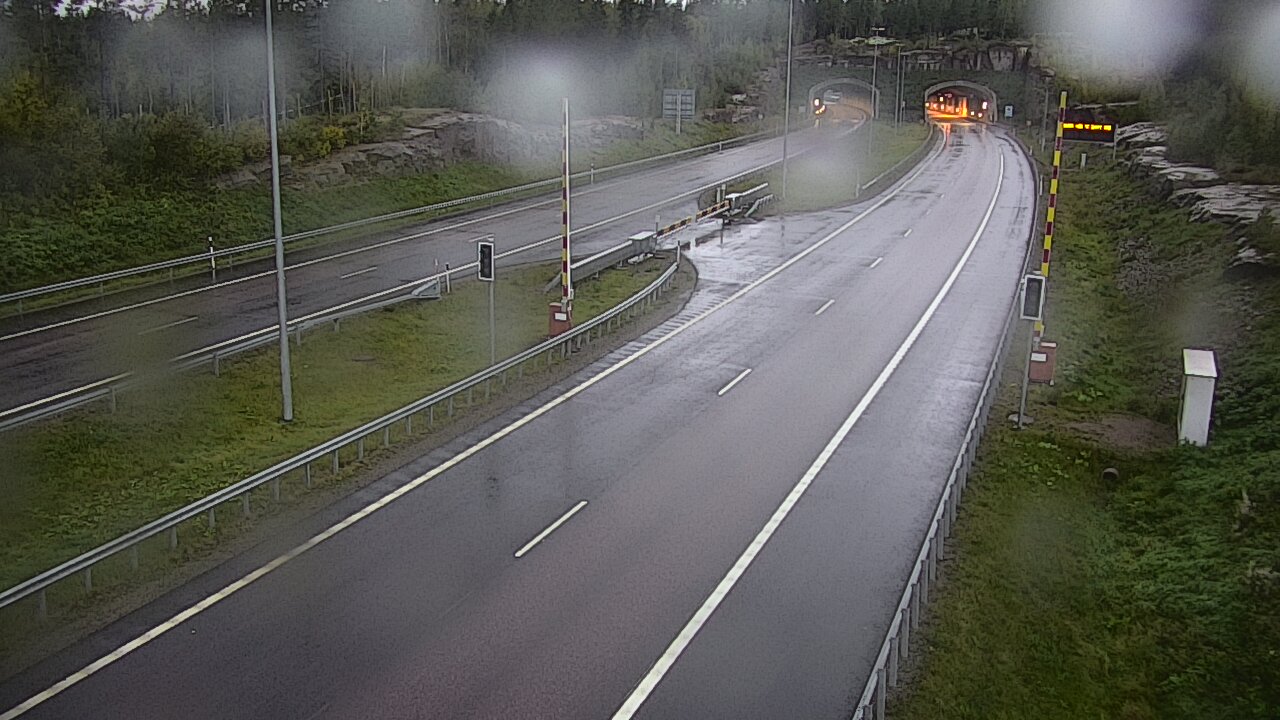 Kelikamerat Kuva Tie 7 Virolahti, Vaalimaan tunneli, puomi itä, Virolahti, Kymenlaakso