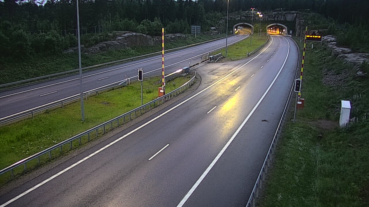 Kelikamerat Kuva Tie 7 Virolahti, Vaalimaan tunneli, puomi itä, Virolahti, Kymenlaakso
