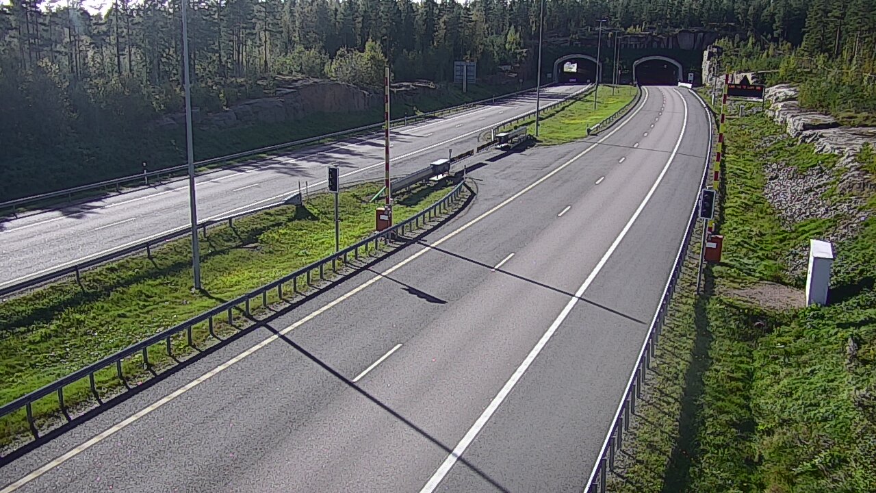 Kelikamerat Kuva Tie 7 Virolahti, Vaalimaan tunneli, puomi itä, Virolahti, Kymenlaakso