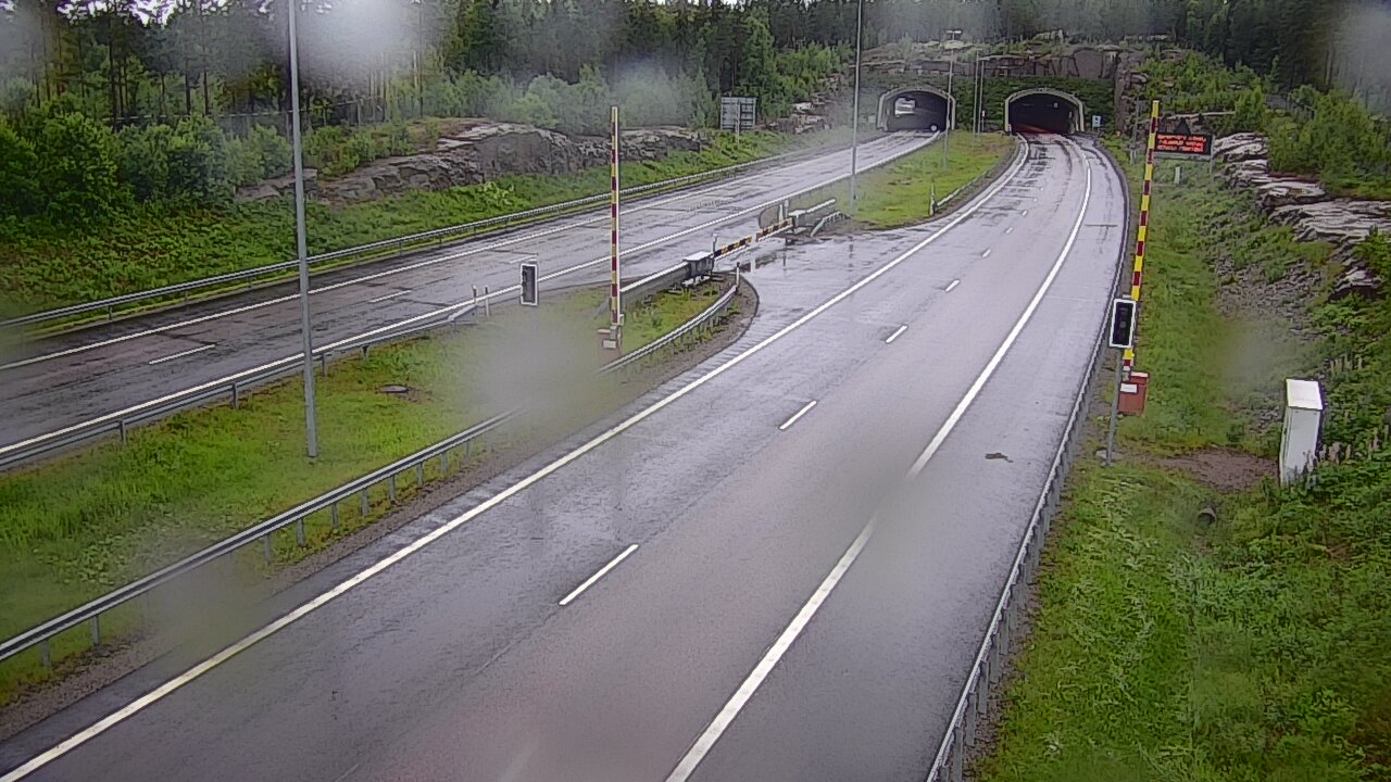 Kelikamerat Kuva Tie 7 Virolahti, Vaalimaan tunneli, puomi itä, Virolahti, Kymenlaakso