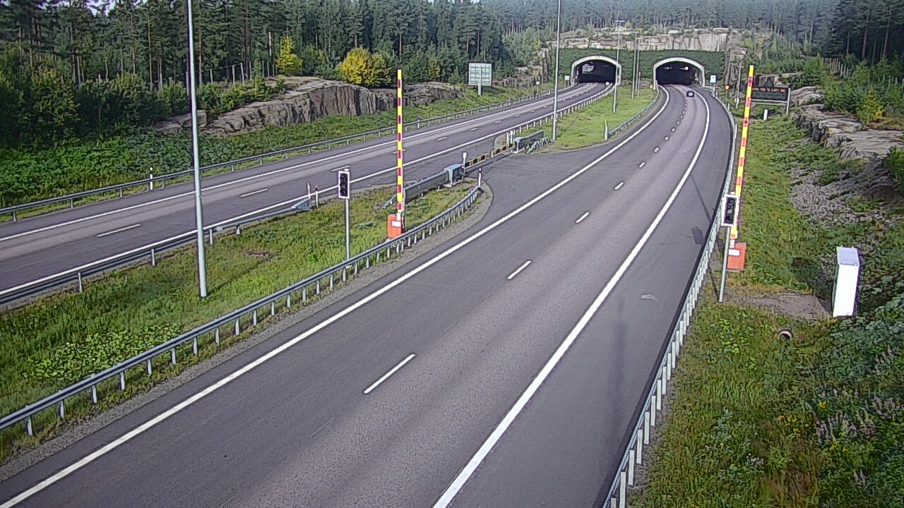 Weather Camera Image Road 7 Virolahti, Vaalimaan tunneli, boom east, Virolahti, Kymenlaakso