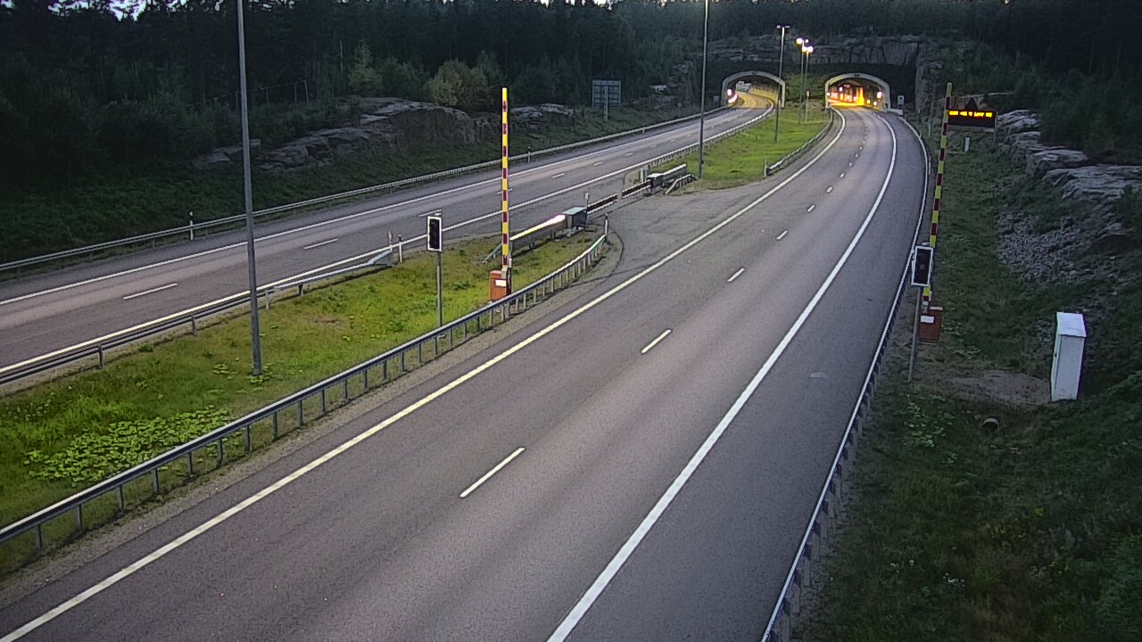 Kelikamerat Kuva Tie 7 Virolahti, Vaalimaan tunneli, puomi itä, Virolahti, Kymenlaakso